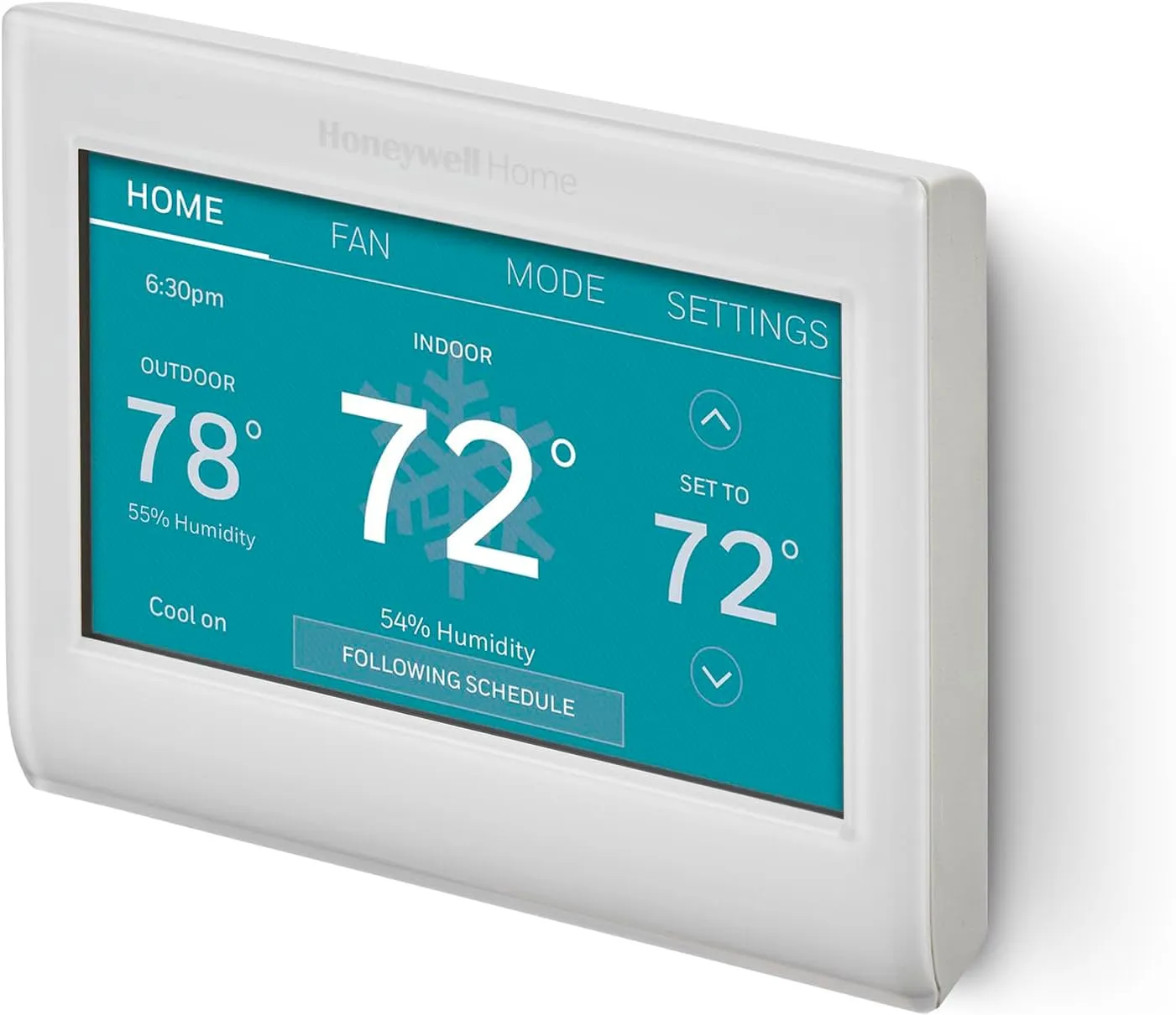 Honeywell Home RTH9600WF Smart Color Thermostat Energy Star Wi-Fi Programmable Touchscreen Alexa Ready - C-Wire Required, Not Compatible with Line Volt Heating