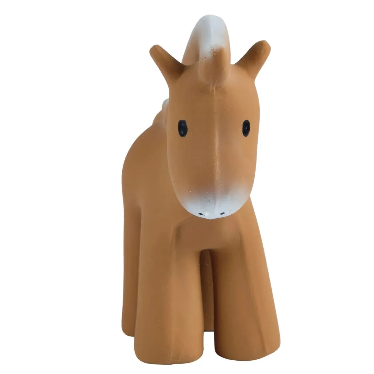 HORSE - NATURAL RUBBER RATTLE & BATH TOY