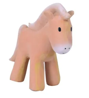 HORSE - NATURAL RUBBER RATTLE & BATH TOY
