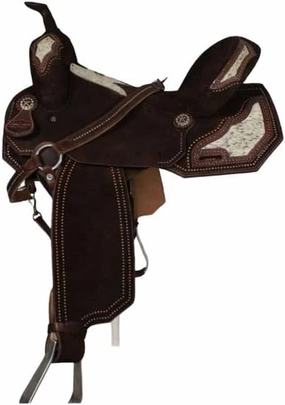 Horse Saddle Barrel Racing Western Wooden Tree Handmade Premium Leather Comfort Horse Trail Equestrian Tooled Carved Horse Riding Saddle Size: 10"-18 inches Seat Available, FS12
