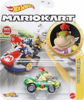 Hot Wheels Mario Kart Bowser Jr. in Flame Flyer Kart Mariokart