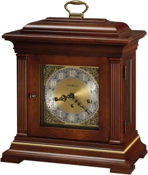 Howard Miller Melvindale Mantel Clock II 549-581 – Windsor Cherry with Key-Wound, Triple-Chime Movement