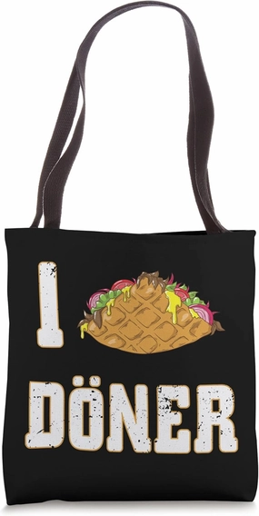 I love Doner Kebab Tote Bag