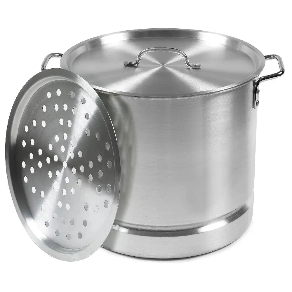 Imusa Aluminum Steamer Set (8, 12, 16, 20 qrt) 4 Pot Set From Mexmax INC.