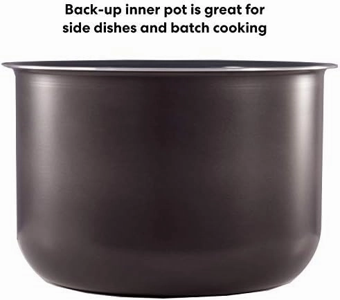 Instant Pot Ceramic Inner Cooking Pot 8-Qt, Non-Stick Coated Interior, Rice Cooker, Cooking Pot for Slow Cooking, Gray