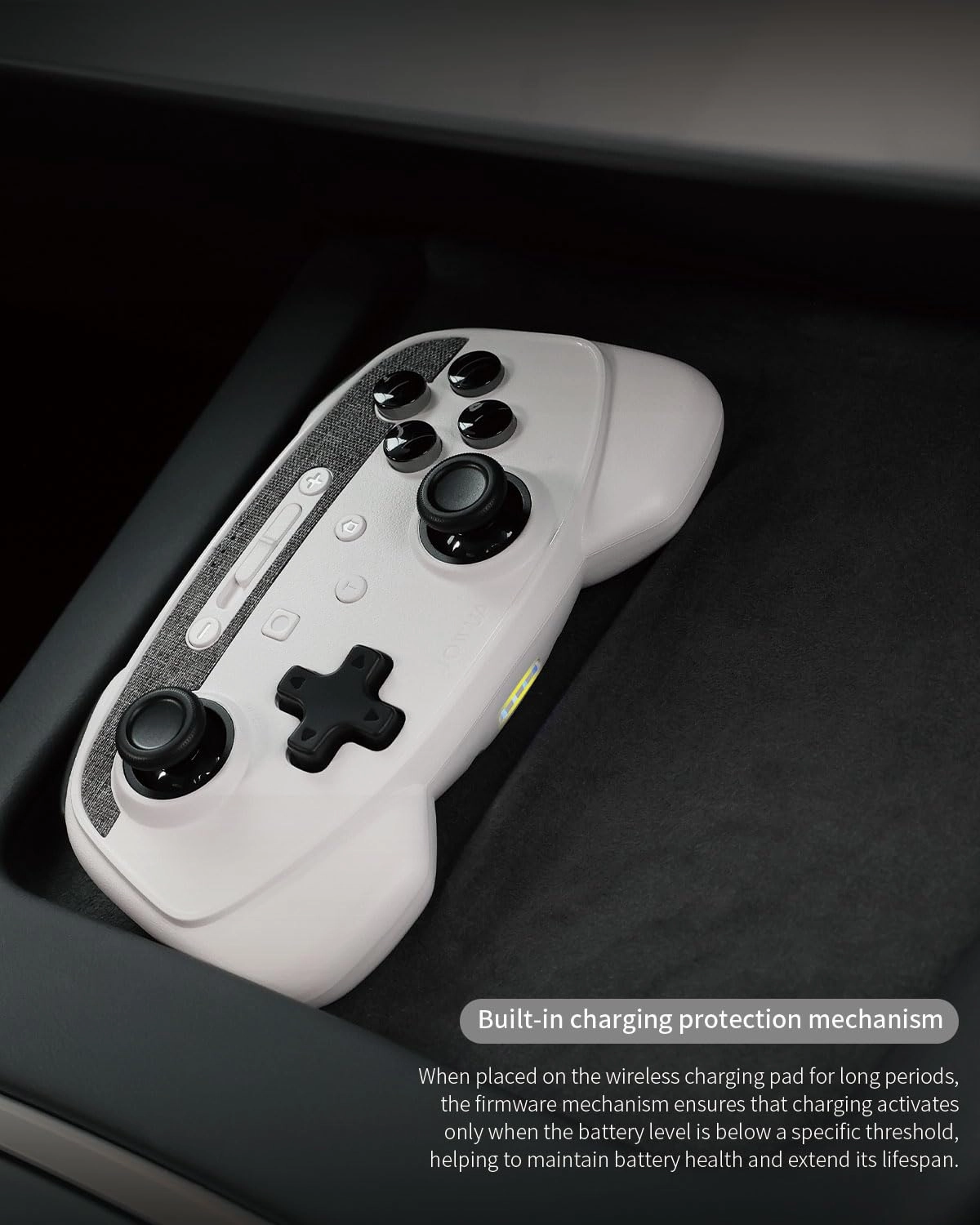 Jowua Multi-Device Wireless Controller Compatible for Tesla 2025 New Model YModel 3/Y/S/X/cybertruck Compatible for Switch, one controller set, SPECIAL PROGRAMMED and DESIGN FOR TESLA White [nintendo_switch,windows,ios,android]