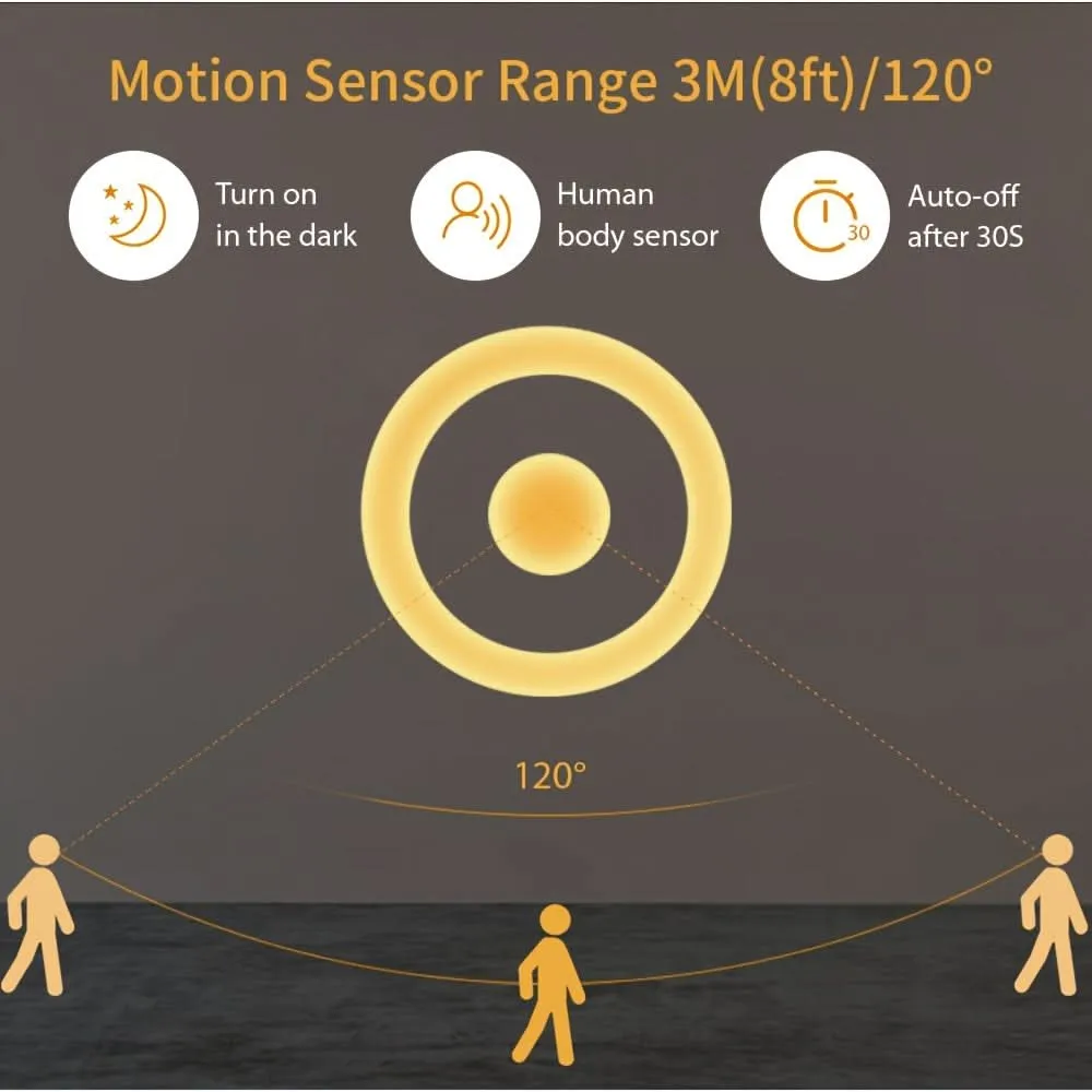 K610 LED Motion Sensor Light, USB Rechargeable
