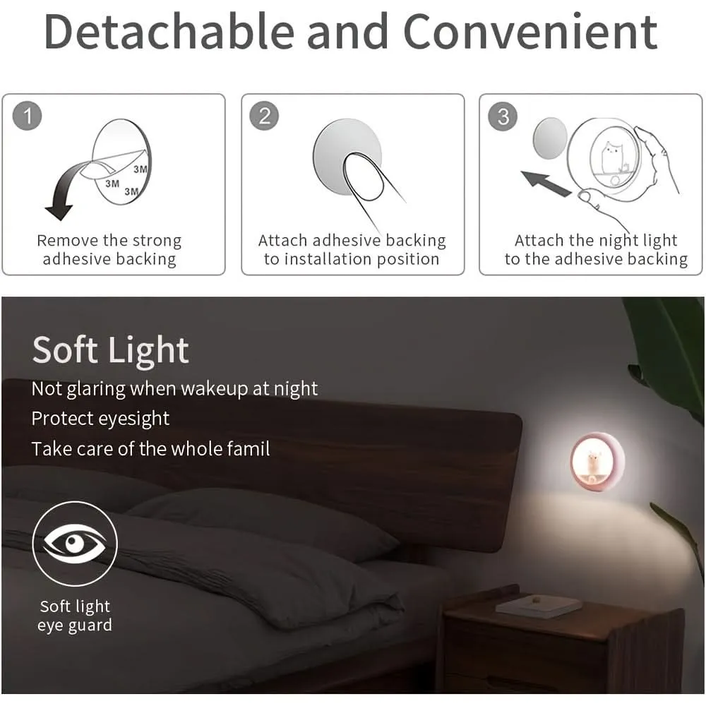 K610 LED Motion Sensor Light, USB Rechargeable