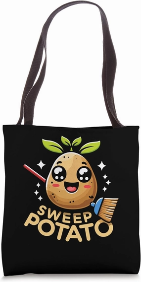 Kawaii Sweep Potato Potatoes Food Lover Tote Bag