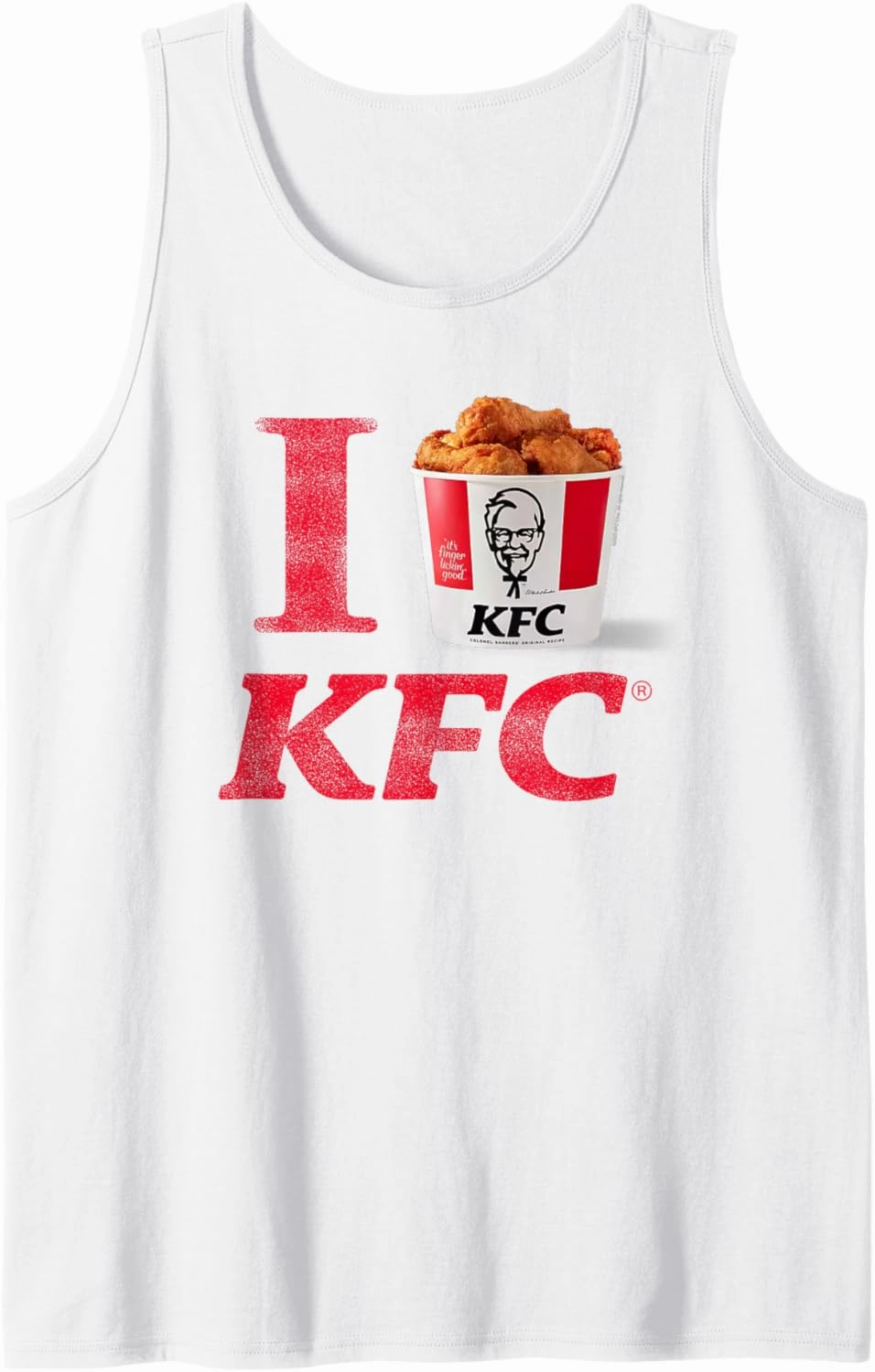 KFC I Heart KFC Bucket of Fried Chicken Retro Food Tank Top