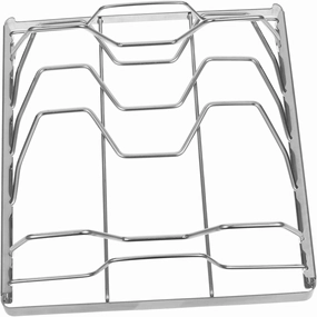 KICHOUSE Portable Barbecue Rack Grill Support for Campfire Picnic Outdoor Cooking Lightweight Stable Roast Support Grate for Chicken Meat Grilling