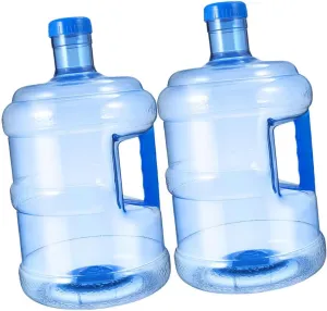 Kisangel 2-piece Insulated Water Storage Bottle Set Large Capacity Portable Water Jug for Camping Hiking Travel Outdoor