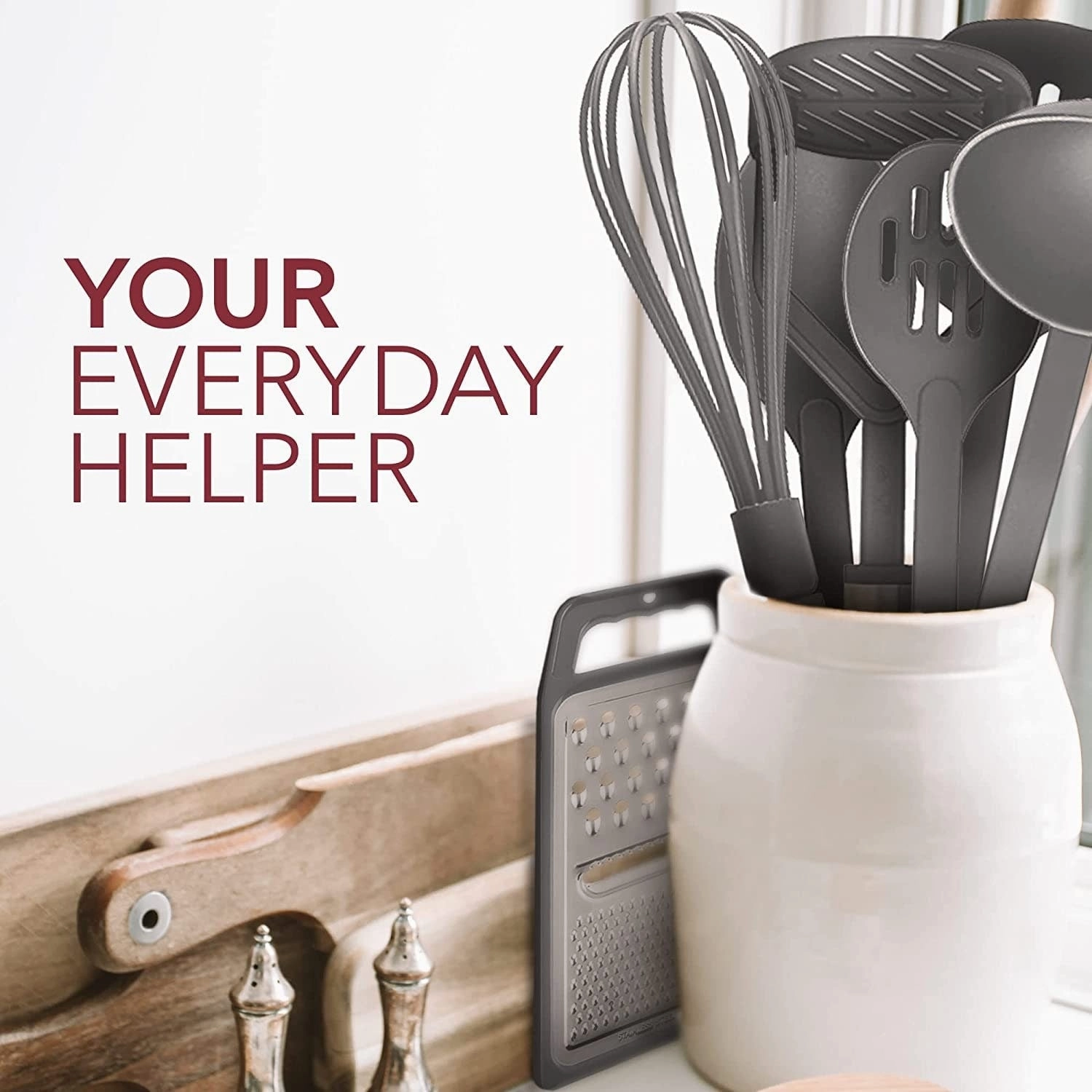 Kitchen Utensil Set, 24 Nylon and Stainless Steel Cooking Utensils