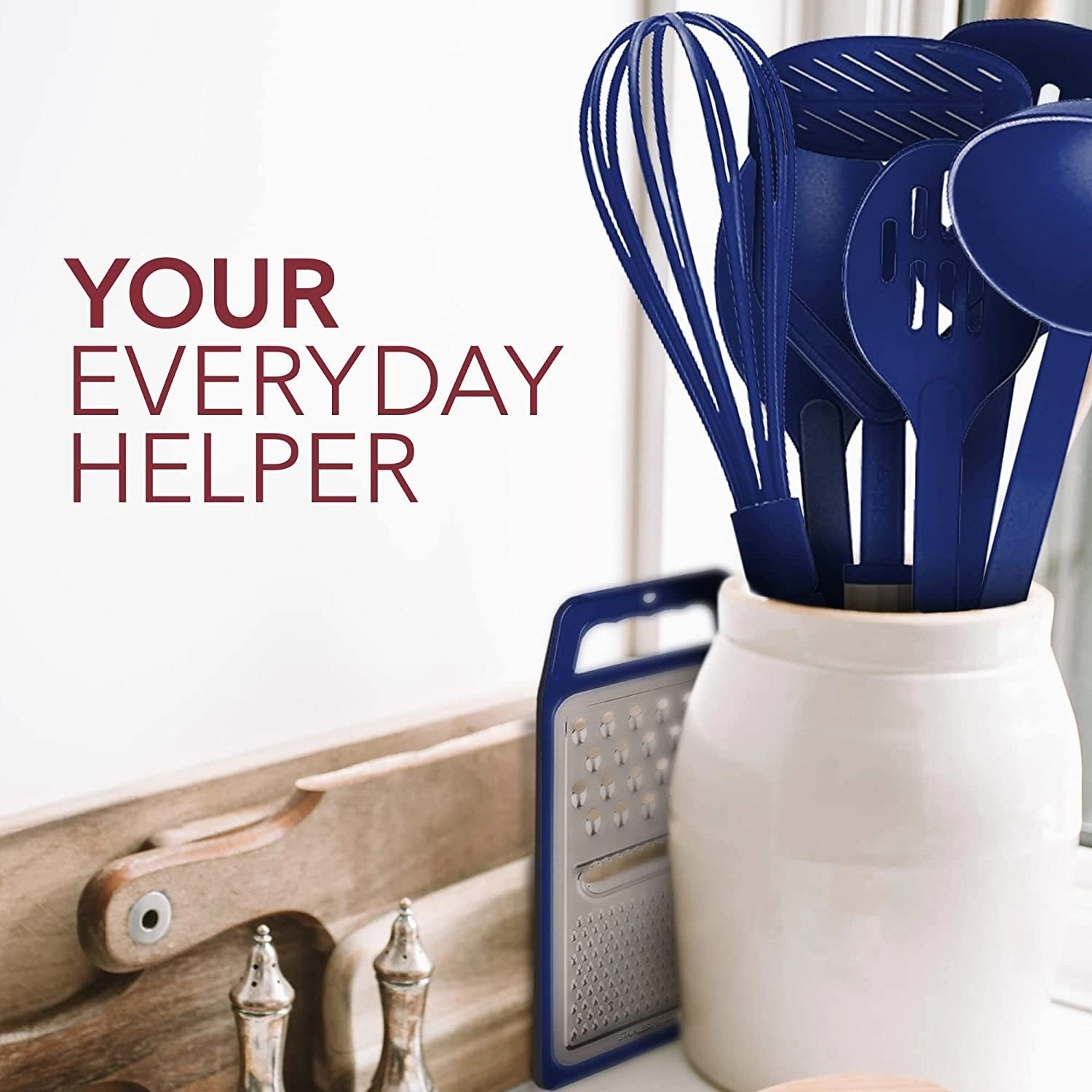Kitchen Utensil Set, 24 Nylon and Stainless Steel Cooking Utensils