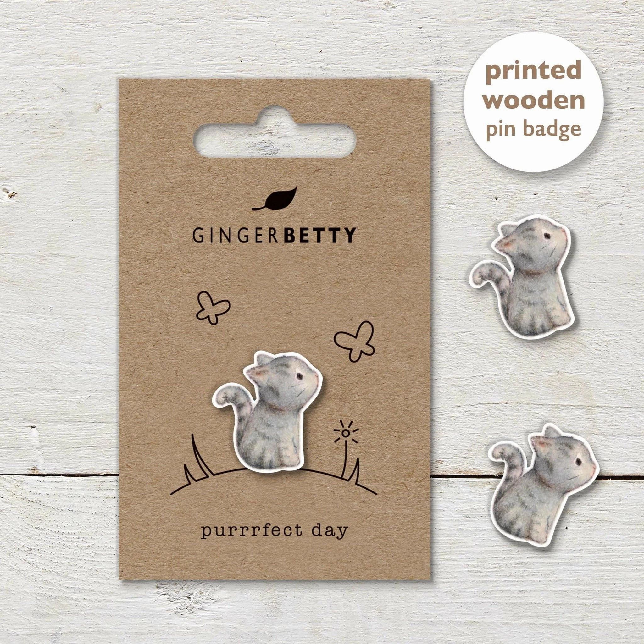 Kitten Pin Badge
