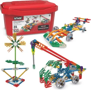 K'NEX - Click & Construct Value Building Set - 522 Pieces, STEM Building, Creative Play Set‚ Ages 7 