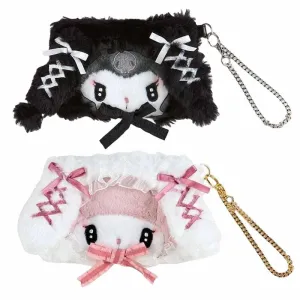 Kuromi & My Melody Fluffy Card Holders