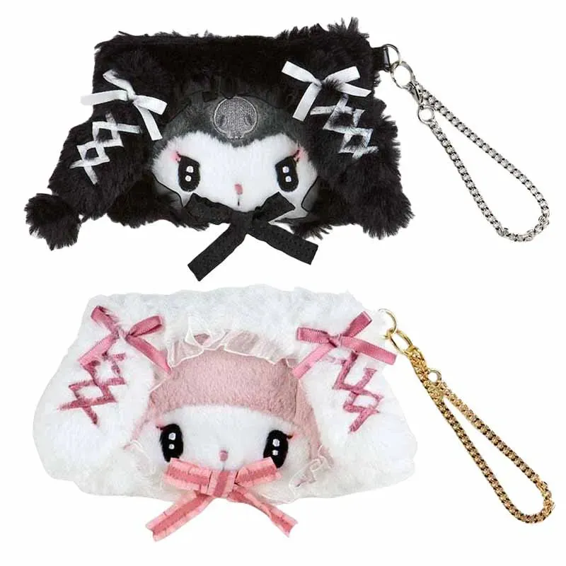 Kuromi & My Melody Fluffy Card Holders
