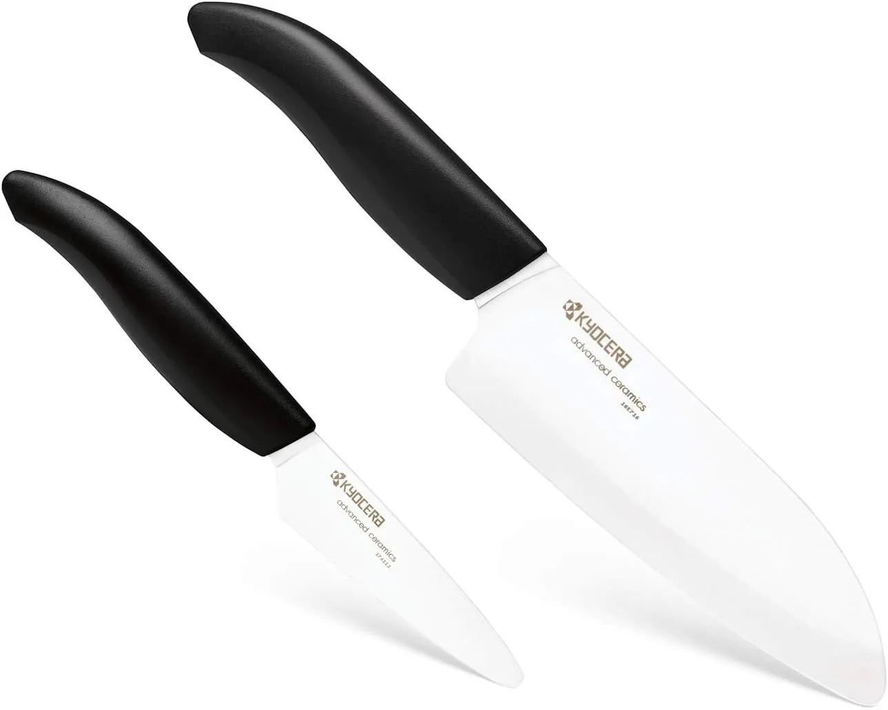 KYOCERA Revolution 2-Piece Ceramic Set: Chef Knife for Your Cooking Needs, 5.5 INCH, 3 INCH, White