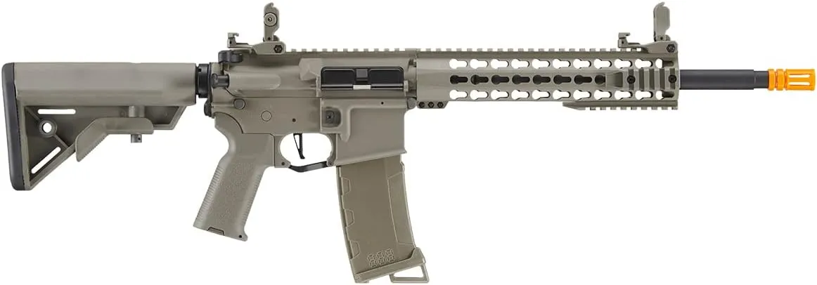 Lancer Tactical Gen 3 Keymod 10'' Nylon Polymer M4 Carbine w/Adjustable Stock (Programmable Fast Trigger & Mosfet)