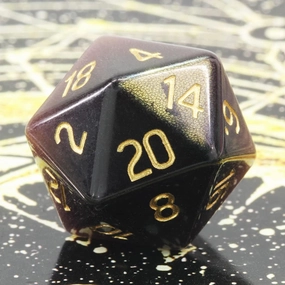 LANGWEI D&D Dice Set Pretty Purple Opal Gem DND Polyhedral Dice, Role Playing Dice for TRPG Table Games Dungeons and Dragons, Creative Gifts