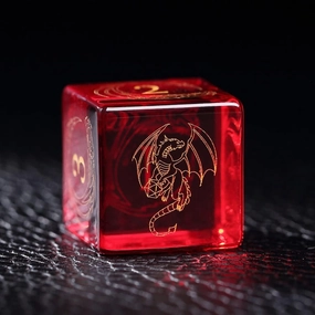 LANGWEI DND Dice Set Pretty Red Garnet Role Playing Dice, Polyhedral D&D Dice Dragon Set for TRPG Table Games Dungeons and Dragons Games, Creative Gifts
