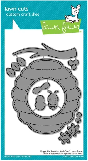 Lawn Fawn LF3139 Magic Iris Beehive Add-On Dies