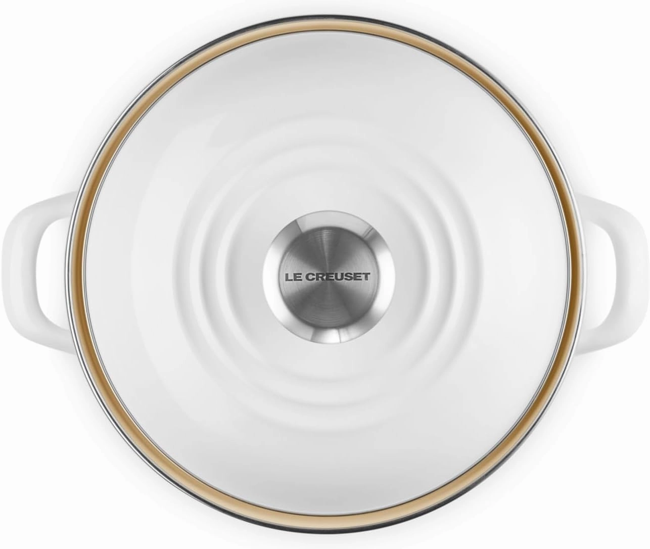 Le Creuset Enamel on Steel Traditional Petite Stockpot, 3.8qt., White