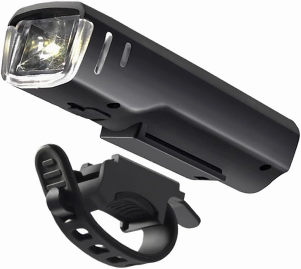 Led Bike Headlamp Front Sensor USB Rechargeable Modes Portable for Mountain Biking Black