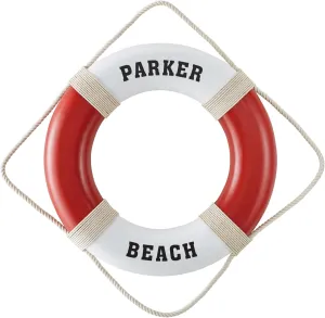 Let's Make Memories Personalized Decorative Life Preserver Ring - Custom Unique Pool, Boat, Beach House Decor - Weather-Durable Fabric - Personalize with Message - 21' dia. - Serif