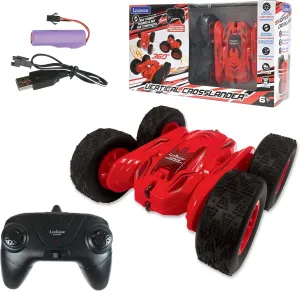 Lexibook, Vertical Crosslander, All-Terrain Remote Control car, up to 12km/h, Light Effects, Several Positions, Gravity Sensor, 2.4Ghz Remote Control Included, Rechargeable, RC55
