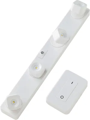 LIGHT IT! by Fulcrum, 30036-308 Wireless Remote Controlled LED Fastrack Set, White, Single Pack