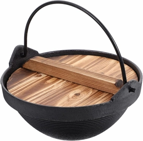 Lightweight and Portable Cast Iron Soup Pot Japanese Cooking Stoved Non-stick Easy to Clean