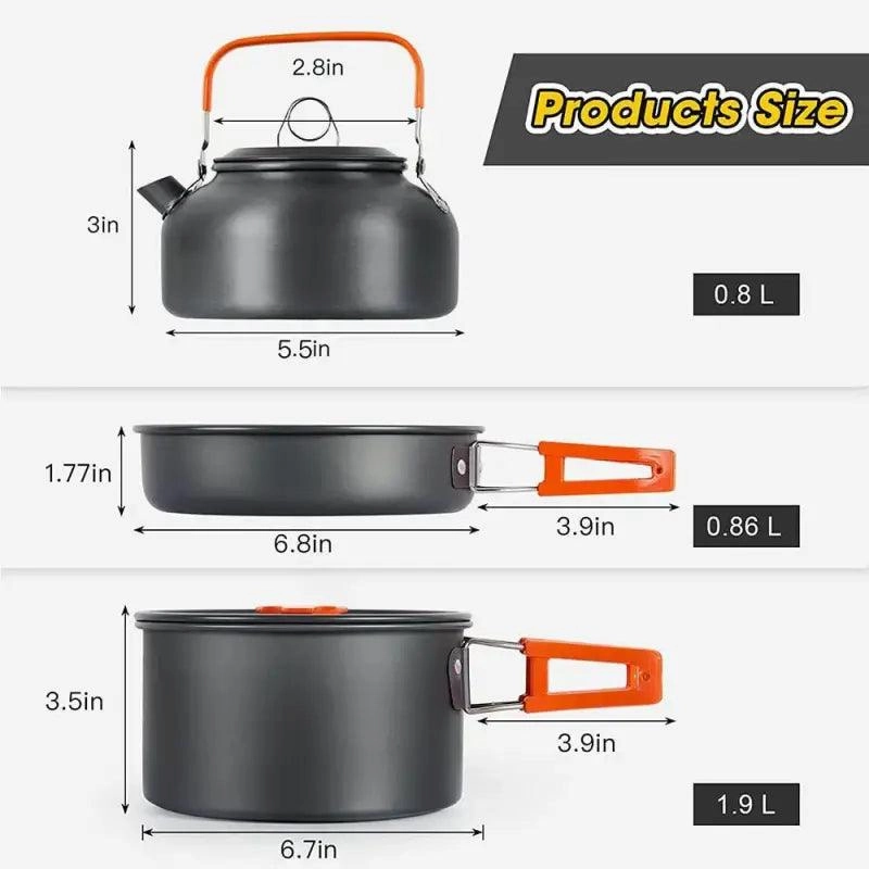 Lightweight Camping Cooking Set