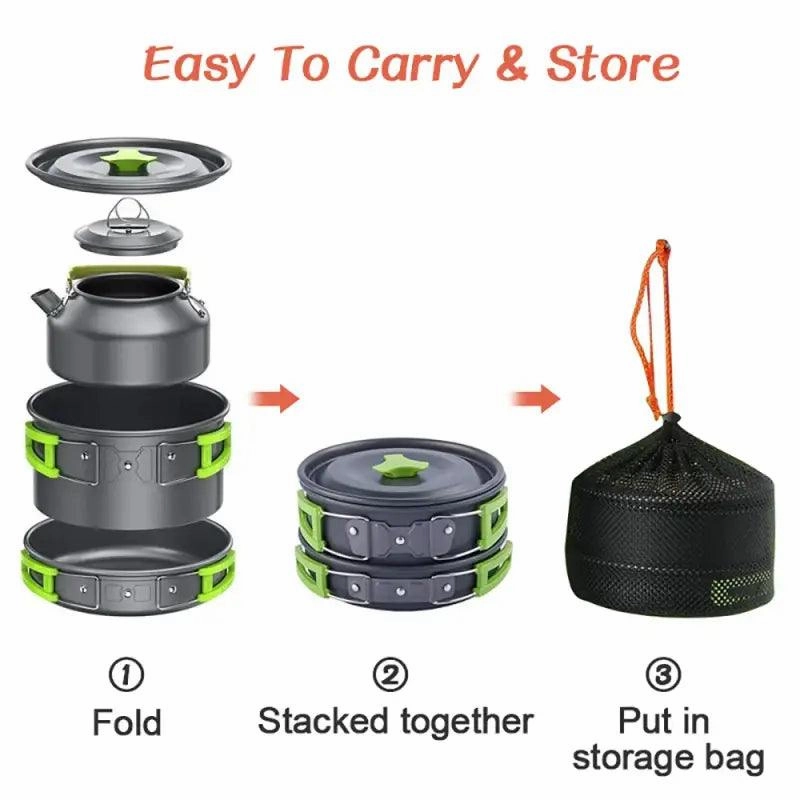 Lightweight Camping Cooking Set