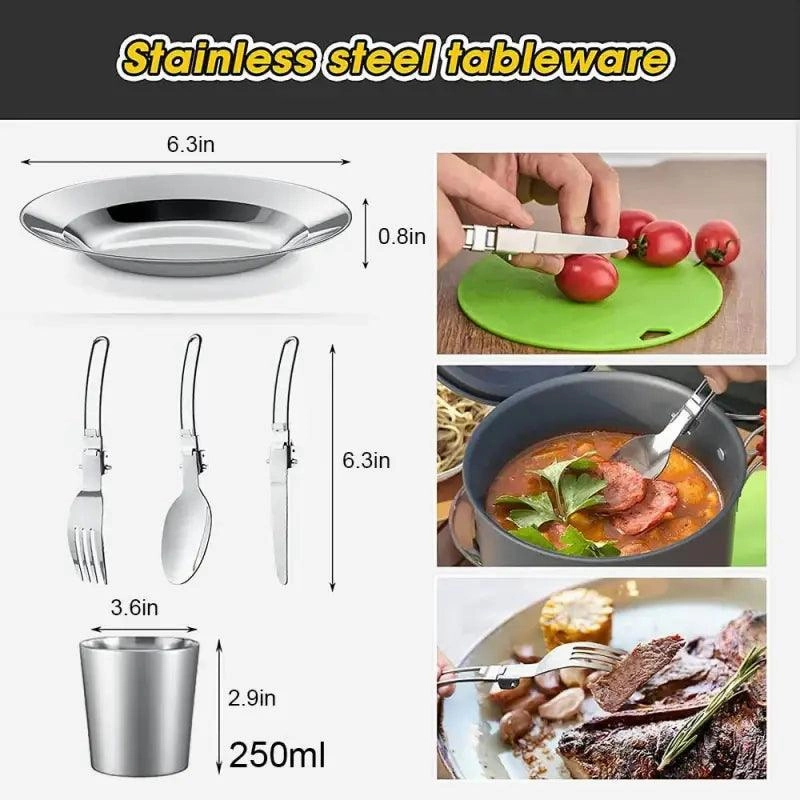 Lightweight Camping Cooking Set