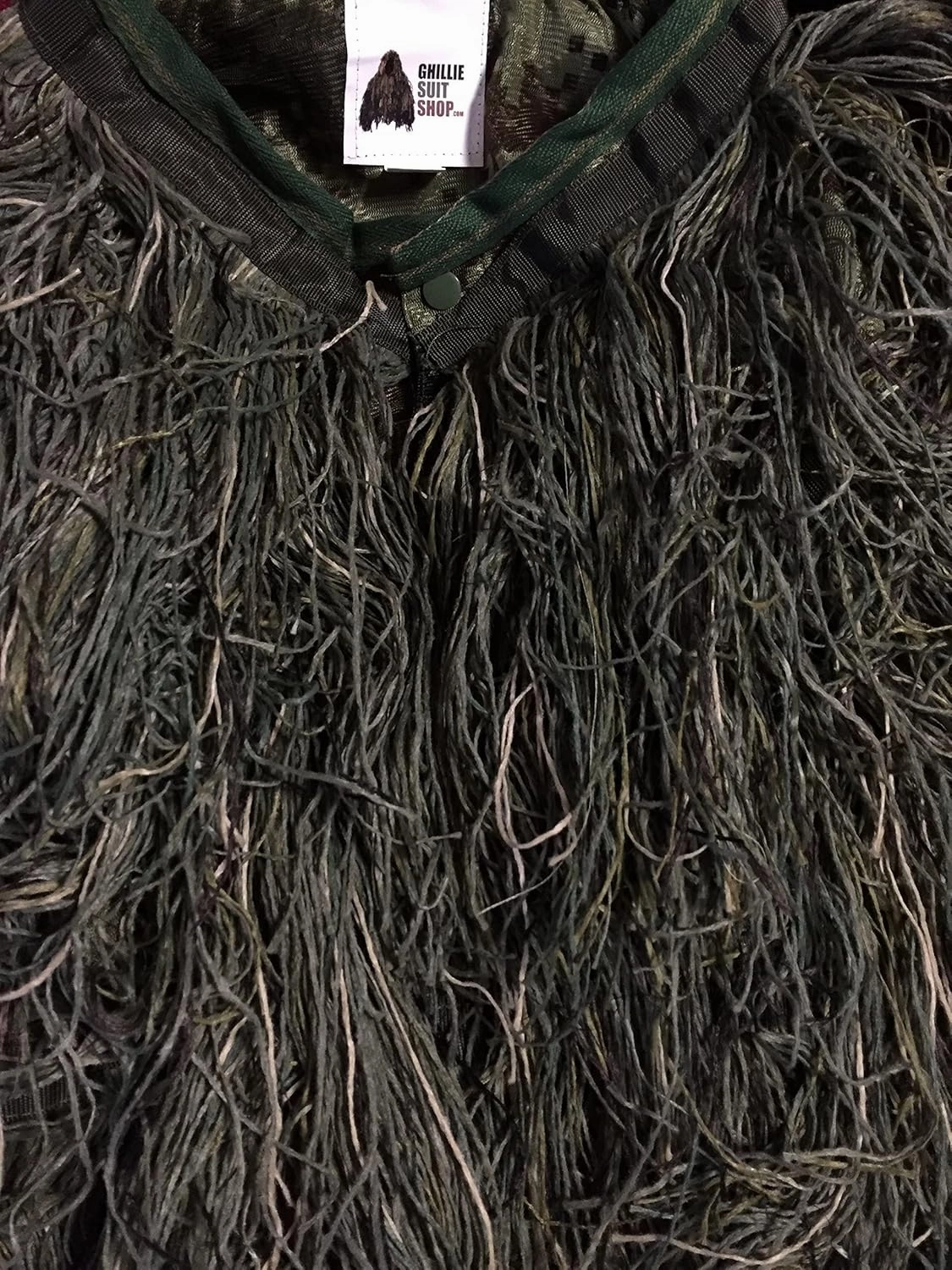 Lightweight Woodland Ghillie Suit Camo Sniper Jacket with Pants Set