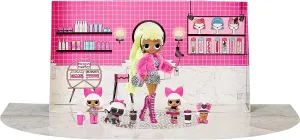 L.O.L. Surprise! OMG Diva Family with 45 Surprises Including (1) Pink Fashion Doll with (4) Collectible Dolls and Accessories Toy Playset