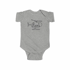 Love Copter Infant Fine Jersey Bodysuit