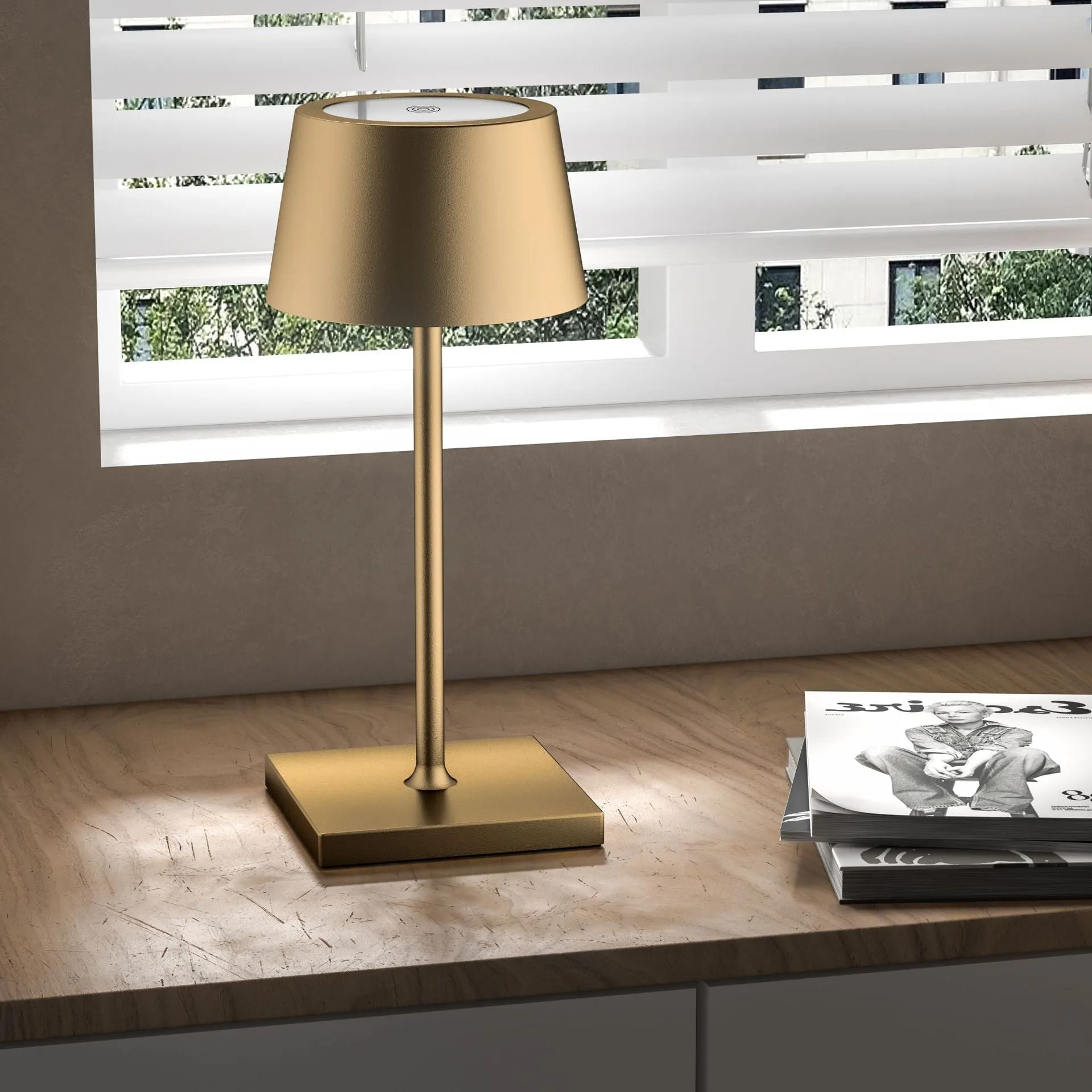 LumiCord Cordless LED Table Lamp – Rechargeable, Sleek Design with Adjustable Brightness