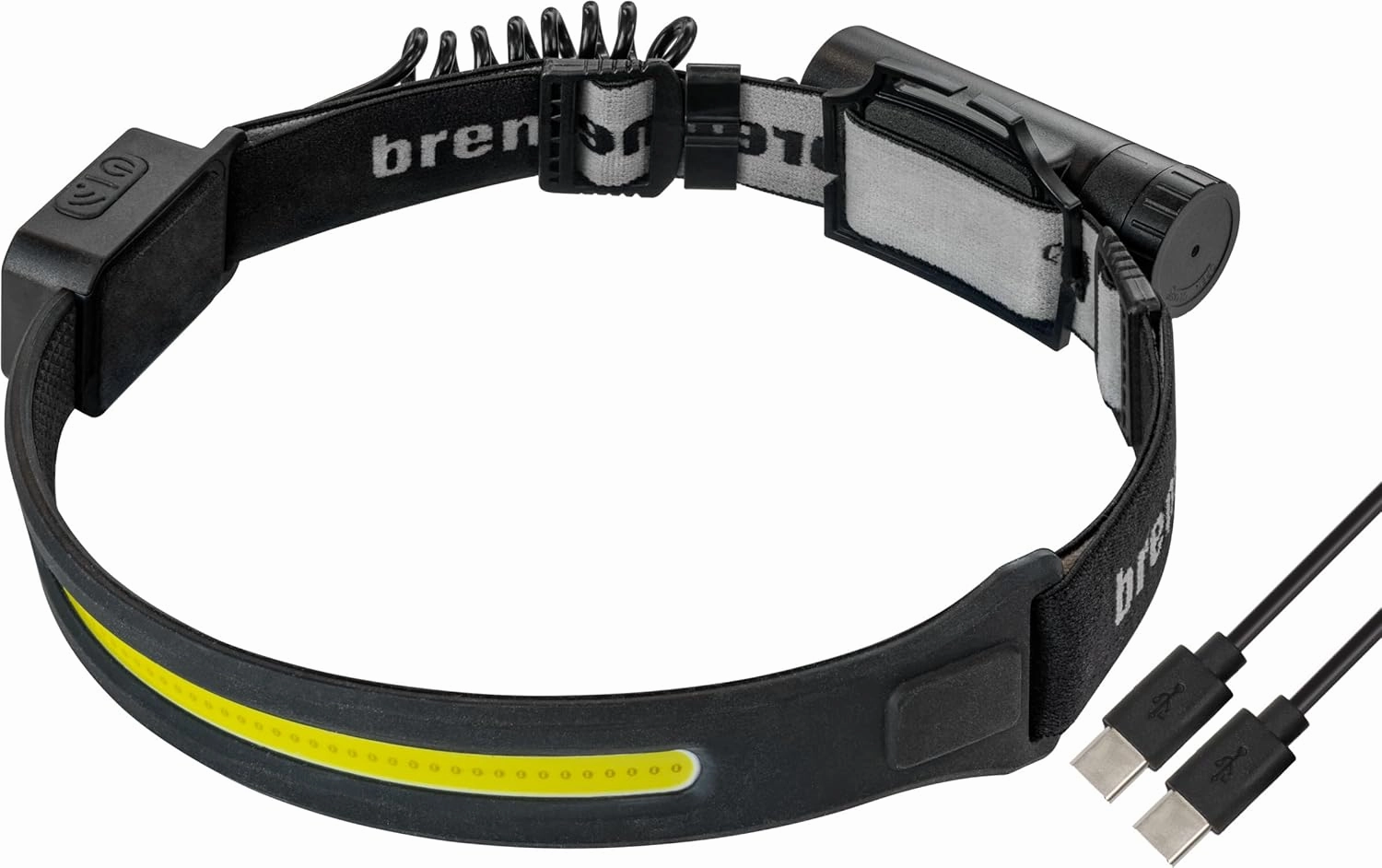 LuxPremium Battery LED Sensor Head Torch SL 500 A/Rechargeable Headlamp with Sensor (Headlamp USB C with Red Light, IP44, COB LED, 500 lm, Max. 22 Hours Lighting Time, Battery 18650