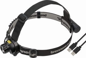 LuxPremium LED Battery Sensor Head Torch SL 401 AF/Rechargeable Headlamp with Sensor (Headlamp USB C with Red Light for Outdoor Use IP44, with OSRAM LED, 400 lm, up to 50 Hours Light