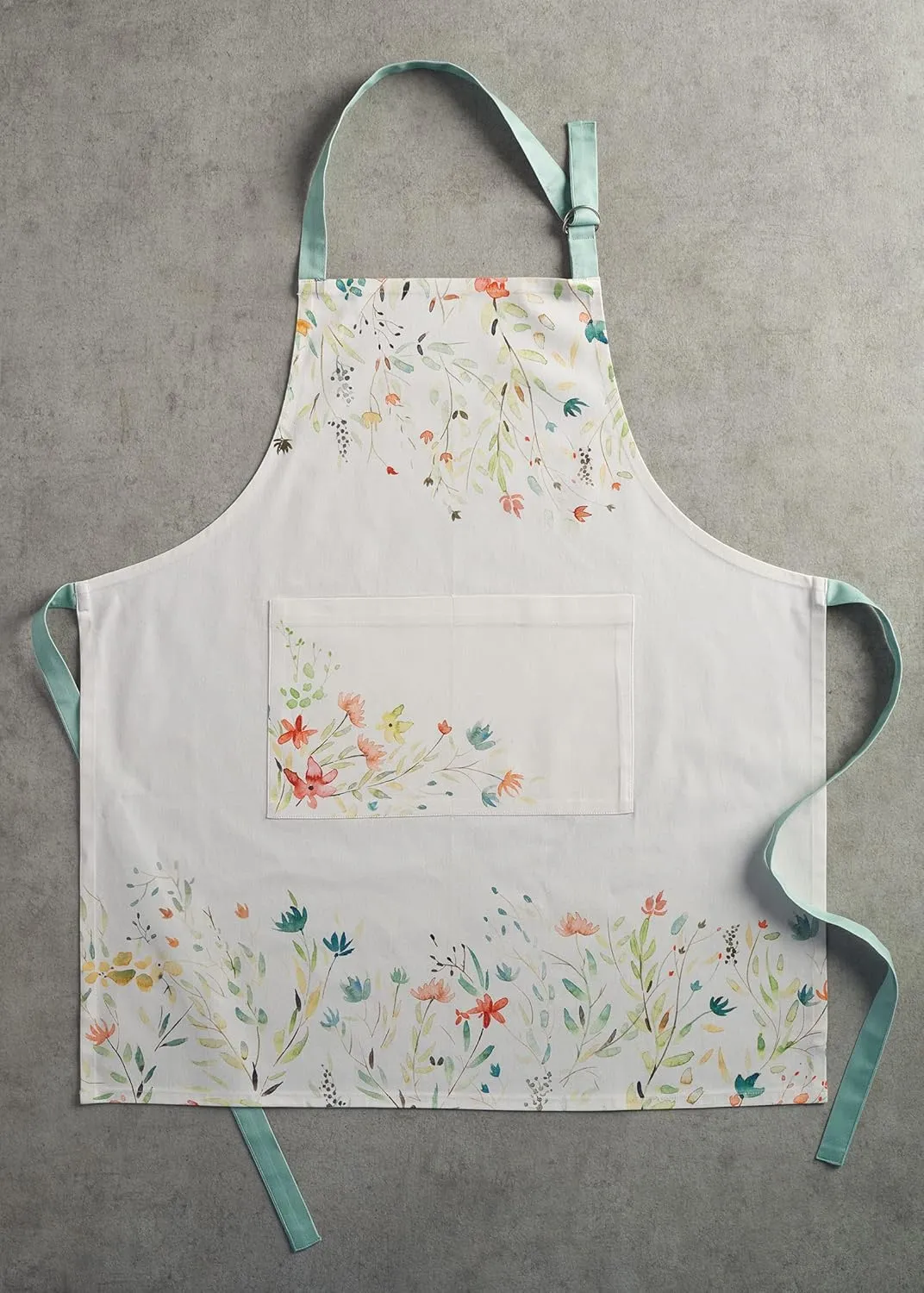 Maison d'Hermine 100% Cotton Apron for women with Pocket Kitchen Chef Apron for Men Cooking Gardening Server Waitress Maid