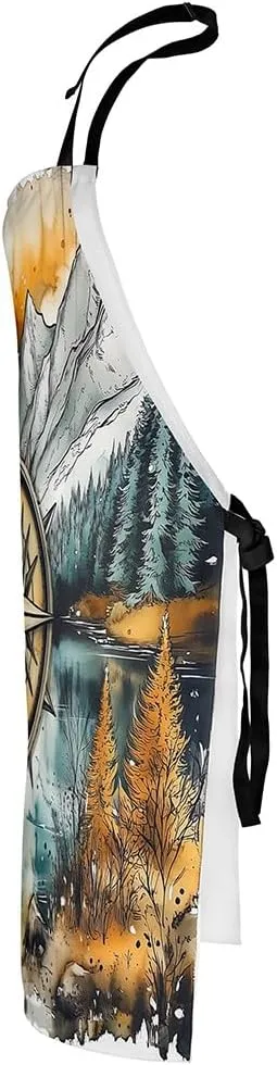Manfei Adjustable Apron for Women,Cooking,Baking,Painting