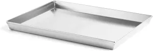 MARCATO Rectangular Baking Tray, Aluminium, 40 x 30 cm, Uniform Baking, Lightweight and Durable