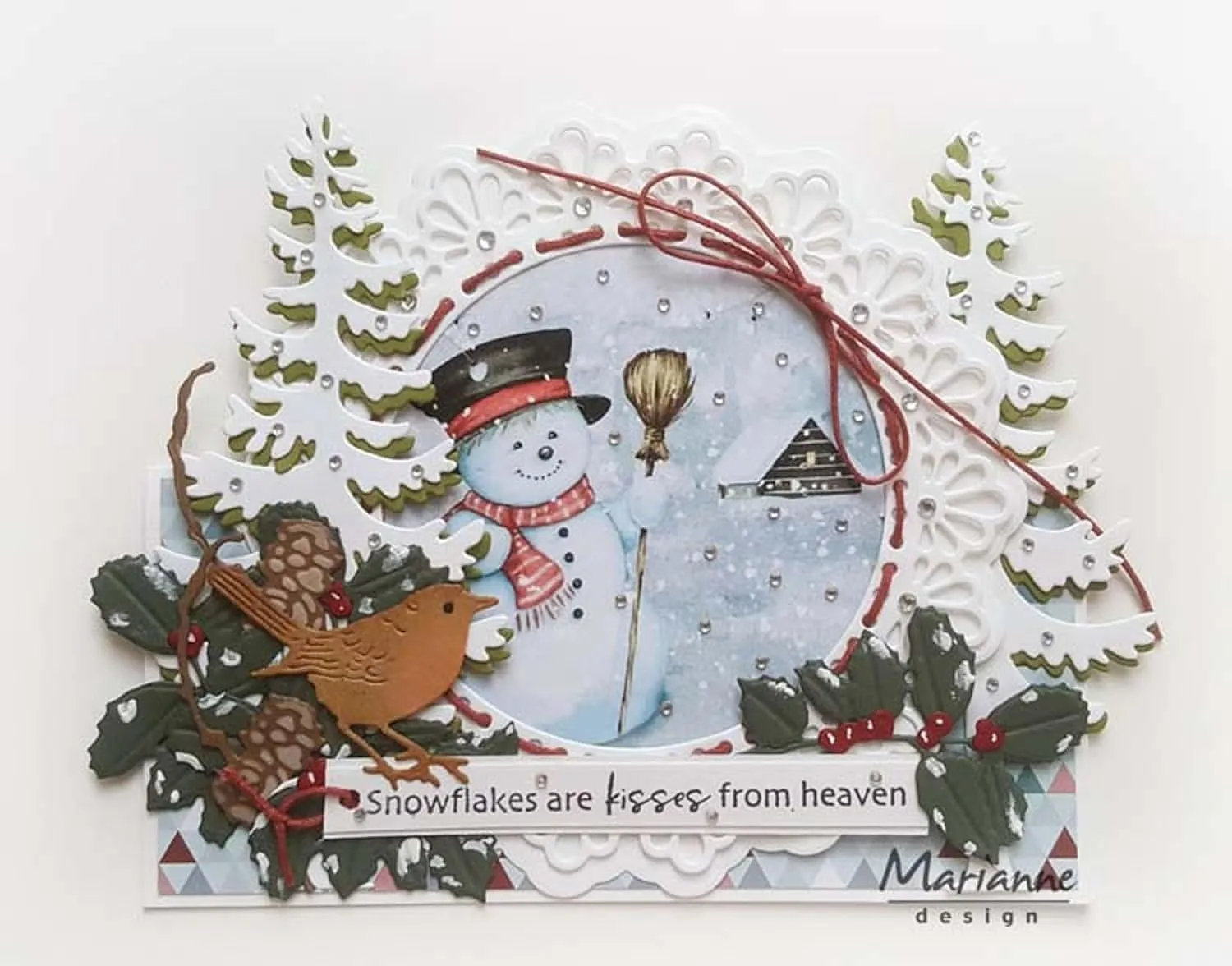 Marianne Design Creatables Tiny's Holly for Die Cutting and Embossing Paper Crafts