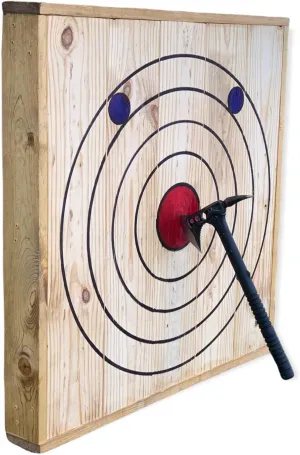 Medium 4-Ring Hanging Axe and Knife Throwing Targets