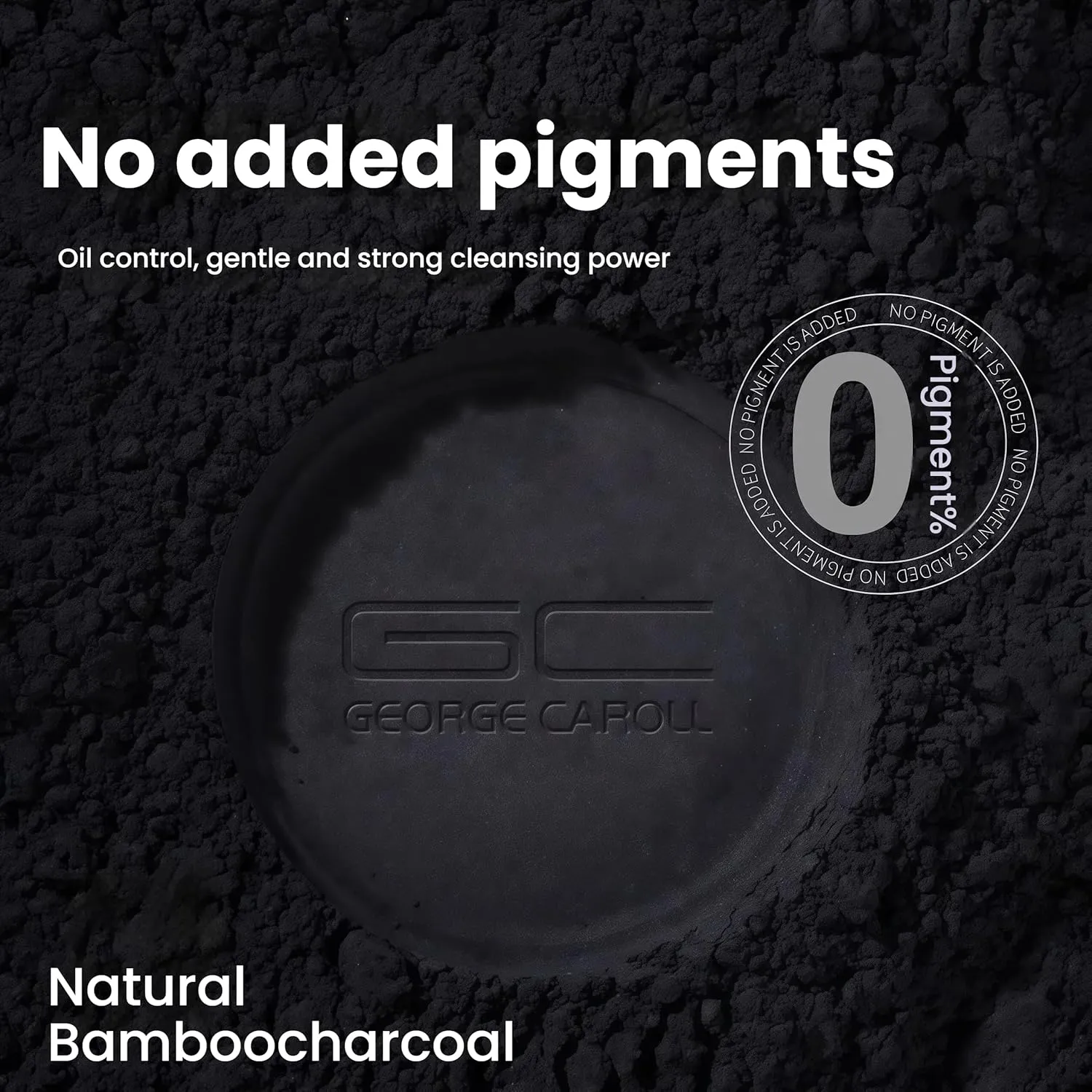 Men's 3-in-1 Bamboo Charcoal Soap Bar - Oil Control, Long-Lasting Freshness | Face, Body & Hair Cleanser | Natural Exfoliating Soap with Free Mesh Pouch (No Additives, Vegan-Friendly) (2)