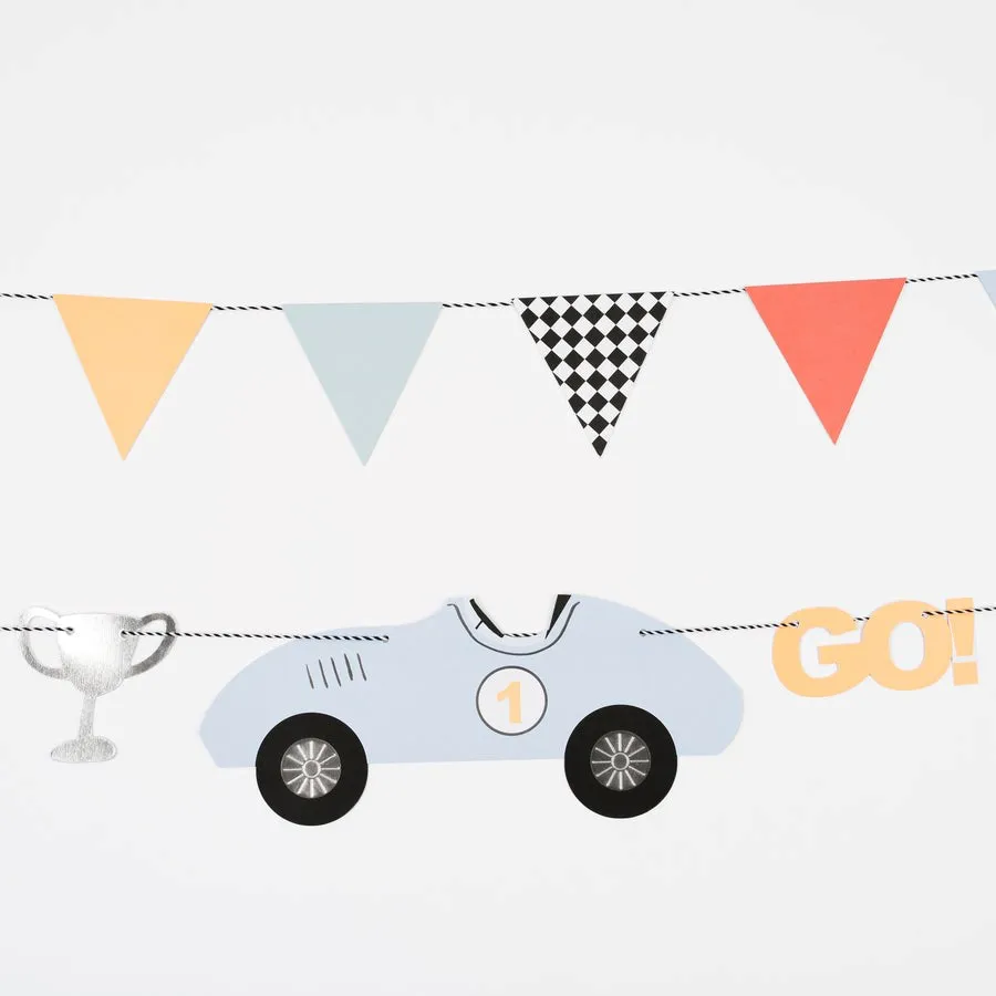 Meri Meri Race Car Garland