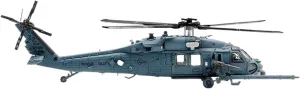 Metal Aircraft Model 1:100 Scale Diecast Alloy for S14 HH-60G Pave Hawk Helicopter Model Classics Nostalgia Souvenir Collection Aviation Enthusiasts